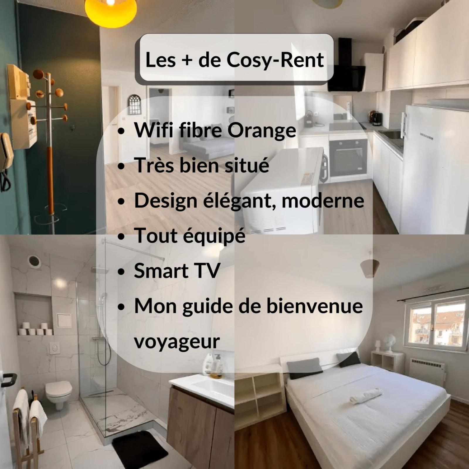 Cosy Rent Appartement Strasbourg Neudorf Menagerie Tv - Wifi Eksteriør bilde